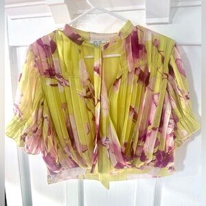 Vibrant Floral Women's Blouse